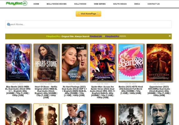 Get Your Movie Fix with Filmygod